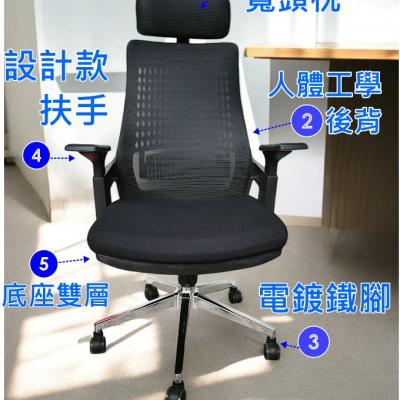 簡素材OA【辦公椅看這裡 】全新品現貨 新人體工學椅 