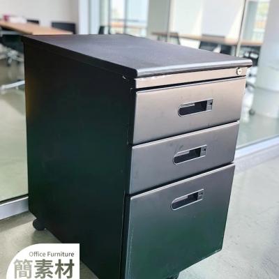 【 簡素材二手OA 】桌下黑色活動櫃 省經費來這裡  高度:65*56*40公分  
